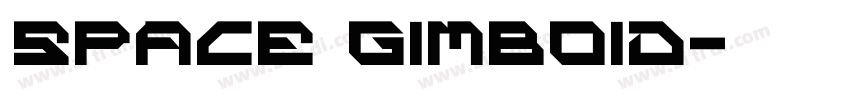 Space Gimboid字体转换